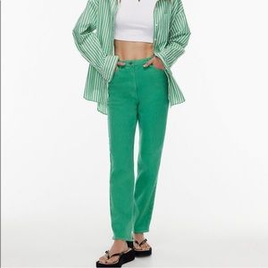 Green Melina pants